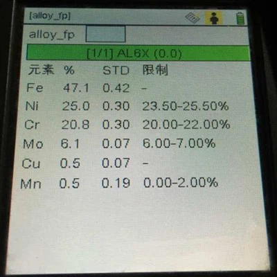 Roestvrij staal AL6XN / UNS N08367 / 1.4529
